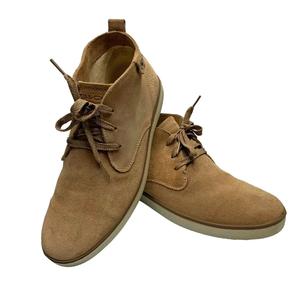 IGI & Co Tan Suede 3‎ eyelet Lace Up Chukka Boots